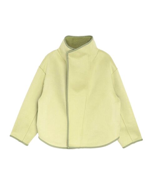 LAGUNAMOON（ラグナムーン）の「リバーシブルボアショートブルゾン（ブルゾン・レディース・アイボリー/ライトグリーン/モカ・FREE）」の18枚目の写真