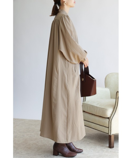 &. NOSTALGIA（アンドドットノスタルジア）の「【ZOZO限定】ボヤージュシャツワンピース（ワンピース・レディース・ブラック/グリーン/ホワイト/グレイッシュベージュ/パープル・FREE）」の19枚目の写真