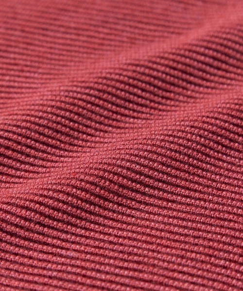 MEN'S MELROSE（メンズメルローズ）の「ミドルゲージリップルクルーネックニット（ニット/セーター・メンズ・グリーン/ライトベージュ/ネイビー/パープル/グレイッシュベージュ・4/3）」の14枚目の写真