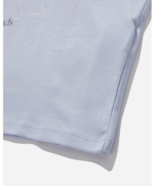 Saturdays NYC（サタデーズ ニューヨークシティ ）の「LEISURE STUDIES STANDARD TEE（Tシャツ/カットソー・レディース・オフホワイト/サックスブルー・S/M/X-SMALL/L）」の5枚目の写真