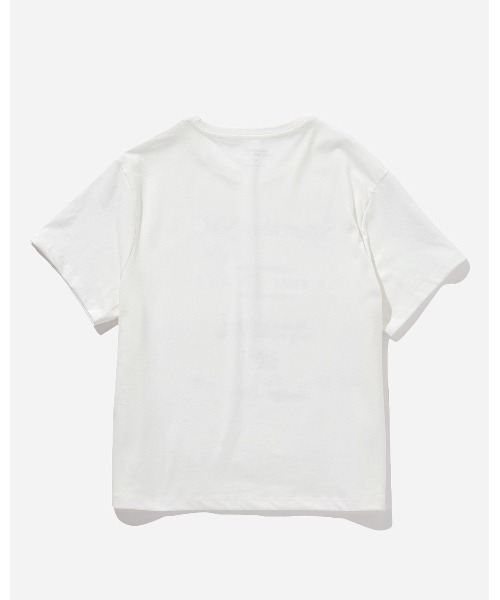 Saturdays NYC（サタデーズ ニューヨークシティ ）の「LEISURE STUDIES STANDARD TEE（Tシャツ/カットソー・レディース・オフホワイト/サックスブルー・S/M/X-SMALL/L）」の11枚目の写真