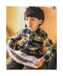 BeBe | BeBe/【お揃い】コットンネルチェックシャツ(90~150cm)(シャツ/ブラウス)