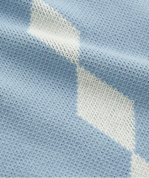 MAMC(エムエーエムシー)の「MAMC-変形編み.柄ニット(ニット/セーター・レディース・ブラック/グレー/サックスブルー・FREE)」の17枚目の写真