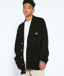 スケーターバッジロゴカーディガン