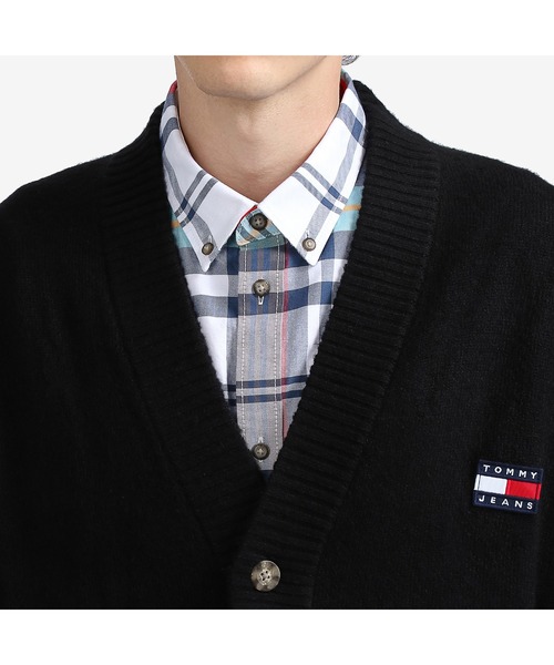 tommy jeans（トミー ジーンズ）の「スケーターバッジロゴカーディガン（カーディガン/ボレロ・メンズ・ブラック/グレー・SMALL/MEDIUM/LARGE/X-LARGE）」の8枚目の写真