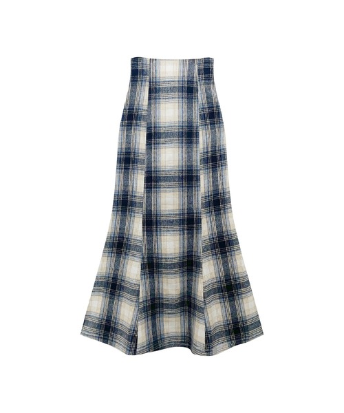 ADIRA（アディラ）の「キモウチェックロングマーメイドスカート（スカート・レディース・ブルー/ブラック・MEDIUM）」の14枚目の写真