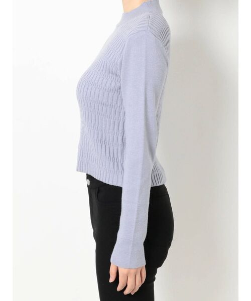 RESEXXY(リゼクシー)の「デザインコンパクトニットトップス(ニット/セーター・レディース・ブラック/ブラウン/アイボリー/ブルー・FREE)」の19枚目の写真