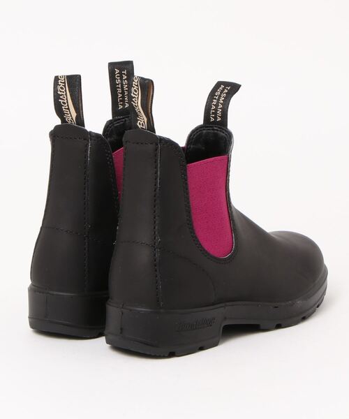 極美品□Blund Stone【23.5】サイドゴアブーツ ブラック×ピンク 