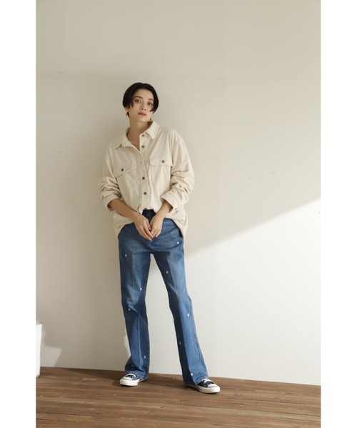 Wrangler（ラングラー）の「(WRANGLER)デニムパンツ（デニムパンツ・レディース・ブルー・SMALL/MEDIUM/XS）」の14枚目の写真