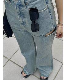 EVRIS | サイドスラッシュフレアデニムパンツ(デニムパンツ)