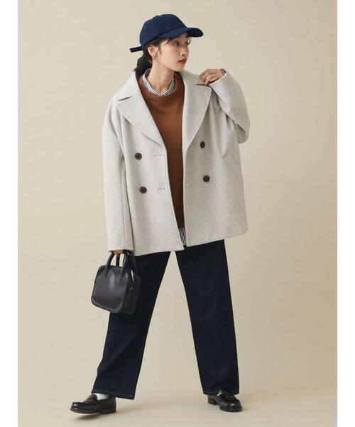 CRAFT STANDARD BOUTIQUE(クラフトスタンダードブティック)の「クルーネックニットベスト *(ベスト・レディース・ブラック/グレイッシュベージュ/ブラウン・FREE)」の14枚目の写真