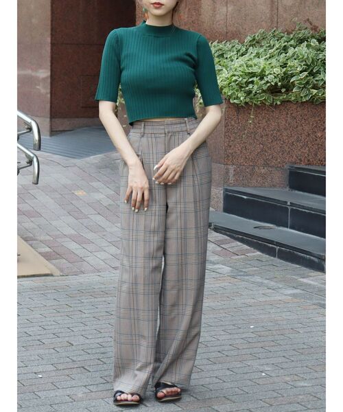 EVRIS（エヴリス）の「センタープレスタックパンツ（その他パンツ・レディース・その他1/グリーン・MEDIUM/SMALL）」の16枚目の写真