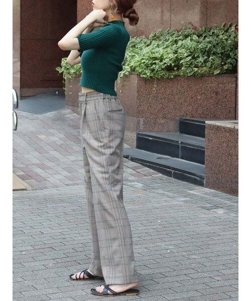 EVRIS（エヴリス）の「センタープレスタックパンツ（その他パンツ・レディース・その他1/グリーン・MEDIUM/SMALL）」の17枚目の写真