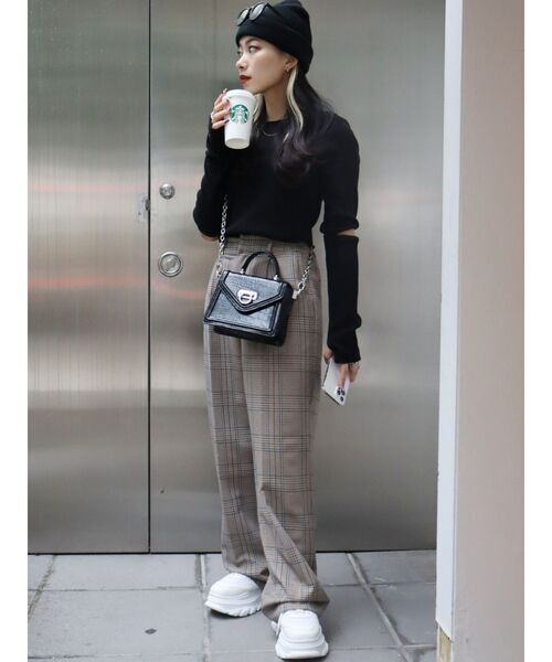 EVRIS（エヴリス）の「センタープレスタックパンツ（その他パンツ・レディース・その他1/グリーン・MEDIUM/SMALL）」の18枚目の写真