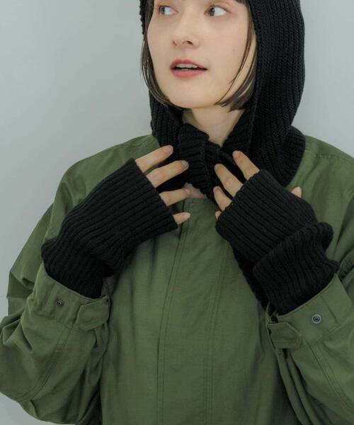 SMELLY（スメリー）の「リブアームウォーマー（アームカバー・レディース・ブラック/ベージュ/ブルー系その他・-）」の19枚目の写真