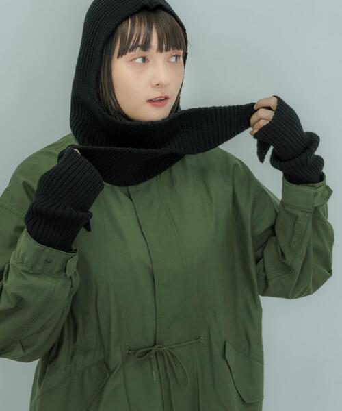 SMELLY（スメリー）の「リブアームウォーマー（アームカバー・レディース・ブラック/ベージュ/ブルー系その他・-）」の18枚目の写真