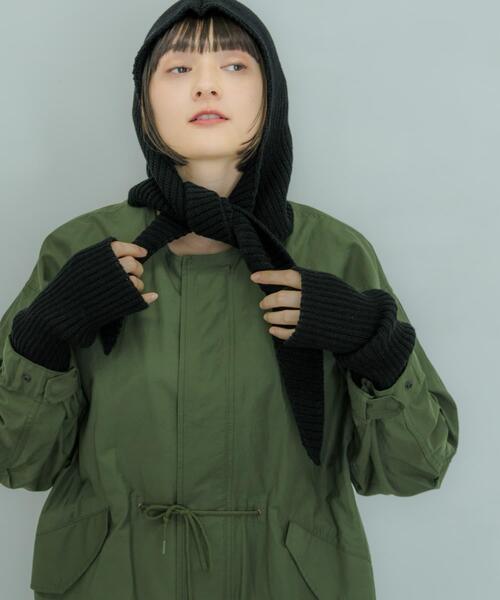 SMELLY（スメリー）の「リブアームウォーマー（アームカバー・レディース・ブラック/ベージュ/ブルー系その他・-）」の17枚目の写真