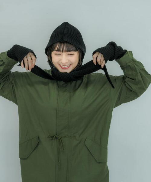 SMELLY（スメリー）の「リブアームウォーマー（アームカバー・レディース・ブラック/ベージュ/ブルー系その他・-）」の16枚目の写真