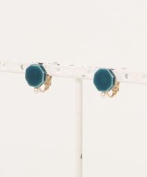 【irodori】小さな八角と小さな淡水パールのearring