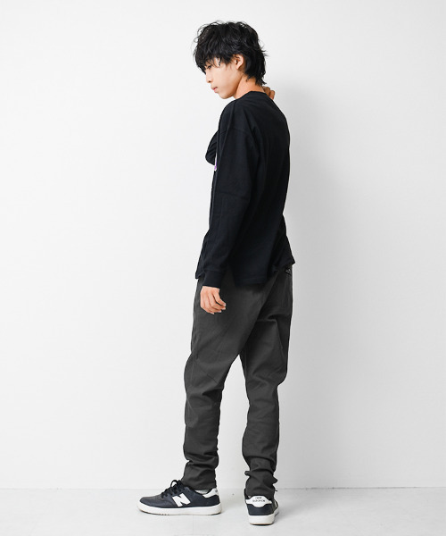 RAT EFFECT（ラットエフェクト）の「裏微起毛サルエルパンツ（その他パンツ・キッズ・カーキ/チャコールグレー/ブラック・120/150/130/160/140）」の5枚目の写真