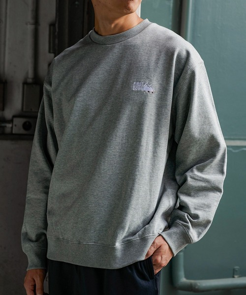 FIRST DOWN ロゴクルーコットンスウェット F372001C（スウェット）｜FIRST DOWN（ファーストダウン）
