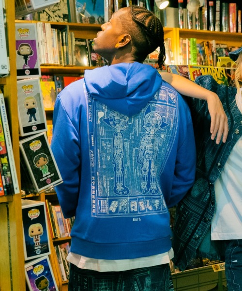 BAIT（ベイト）の「BAIT × ASTRO BOY HOODY BLUE DENIM 227-ASB