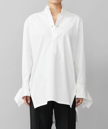 【UJOH×LOKITHO/(ウジョー×ロキト)】《STUDIOUS別注》エンブロイダリーピアシングシャツ