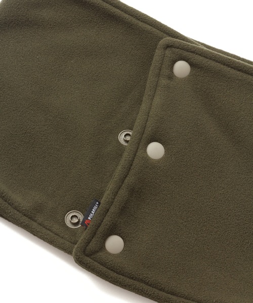 Sandinista(サンディニスタ)の「POLARTEC Wind Pro Fleece Neck Warmer / ポーラテックウインドプロフリースネックウォーマー(ネックウォーマー/スヌード・メンズ・ブラック/オリーブ・FREE)」の4枚目の写真