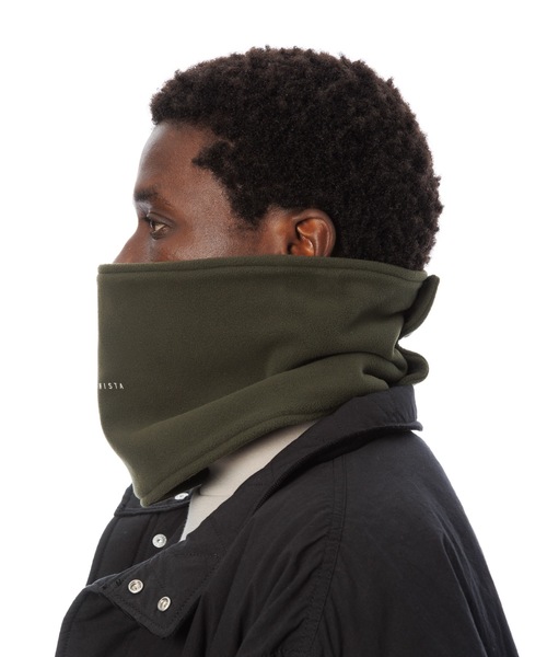 Sandinista(サンディニスタ)の「POLARTEC Wind Pro Fleece Neck Warmer / ポーラテックウインドプロフリースネックウォーマー(ネックウォーマー/スヌード・メンズ・ブラック/オリーブ・FREE)」の18枚目の写真