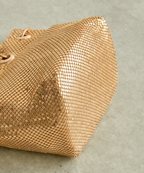 PAPILLONNER（パピヨネ）の「メタルメッシュバッグ/PAPILLONNER/パピヨネ（ショルダーバッグ・レディース・ブラック/シルバー/ゴールド・FREE）」の16枚目の写真