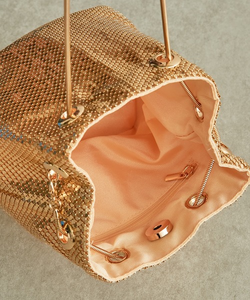 PAPILLONNER（パピヨネ）の「メタルメッシュバッグ/PAPILLONNER/パピヨネ（ショルダーバッグ・レディース・ブラック/シルバー/ゴールド・FREE）」の12枚目の写真