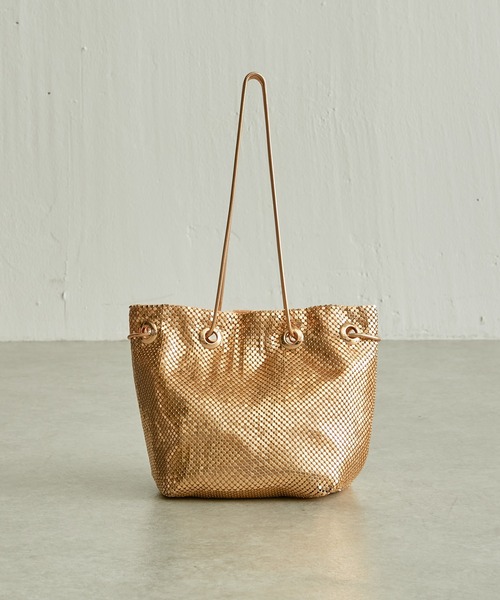 PAPILLONNER（パピヨネ）の「メタルメッシュバッグ/PAPILLONNER/パピヨネ（ショルダーバッグ・レディース・ブラック/シルバー/ゴールド・FREE）」の7枚目の写真