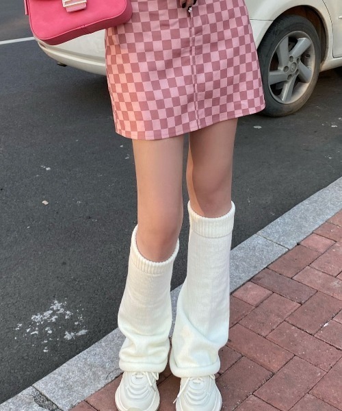wears(ウェアーズ)の「ブーツカット ルーズレッグウォーマー(レッグウォーマー・レディース・ブラック/アイボリー/グレー系その他/ブラック系その他・FREE)」の9枚目の写真