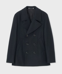 PS Paul Smith / 22AW/メルトン ピーコート/カシミヤ混/使用感有/L/ウール/NVY/222121 597T PS Paul Smith（ピーエスポールスミス）の「メルトン ピーコート