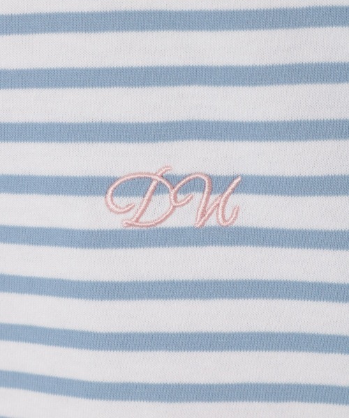 Honeys（ハニーズ）の「ボーダーＴシャツ（Tシャツ/カットソー・レディース・ホワイト系その他/ホワイト×ネイビー/ホワイト×ライム/ホワイト×ピンク・S/M/L）」の20枚目の写真