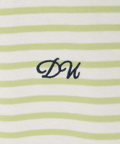 Honeys（ハニーズ）の「ボーダーＴシャツ（Tシャツ/カットソー・レディース・ホワイト系その他/ホワイト×ネイビー/ホワイト×ライム/ホワイト×ピンク・S/M/L）」の8枚目の写真