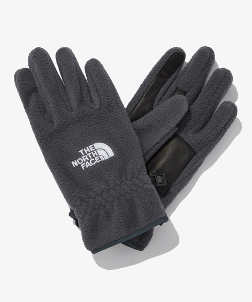 シュプリーム ノースフェイス 手袋 フリース グローブ 黒 ブラック THE