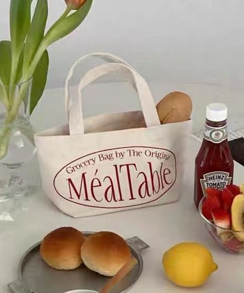 cream creme(クリームクレーム)の「ミニキャンバスバッグ(トートバッグ・レディース・アイボリー・FREE)」の4枚目の写真