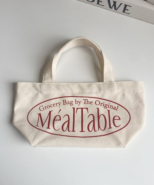 cream creme(クリームクレーム)の「ミニキャンバスバッグ(トートバッグ・レディース・アイボリー・FREE)」の5枚目の写真