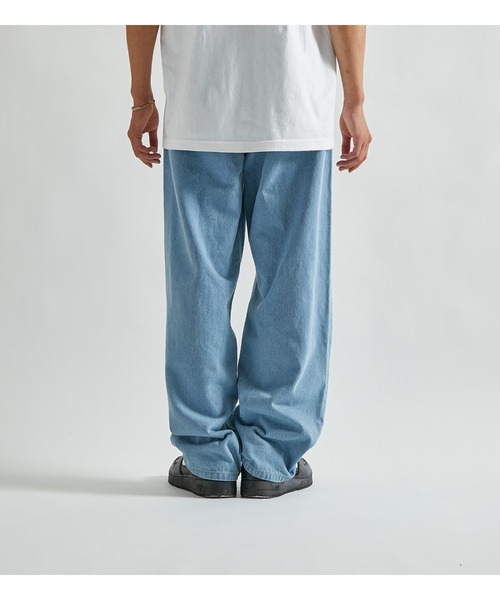 APPLEBUM（アップルバム）の「"Maria" Straight Denim Pants (Ice)（デニムパンツ・メンズ・ブルー系・SMALL/MEDIUM/LARGE/X-LARGE）」の4枚目の写真