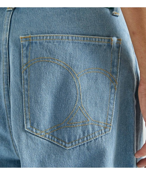 APPLEBUM（アップルバム）の「"Maria" Straight Denim Pants (Ice)（デニムパンツ・メンズ・ブルー系・SMALL/MEDIUM/LARGE/X-LARGE）」の2枚目の写真