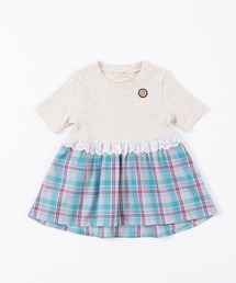 trois lapins kp（トロワラパンケーピー）の「切替えデザインチュニック(100～130cm)（Tシャツ/カットソー・キッズ）」