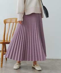Chez toi | ヘリンボーンプリーツスカート(スカート)