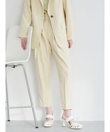 ELENDEEK | Wタックテーパードパンツ(その他パンツ)