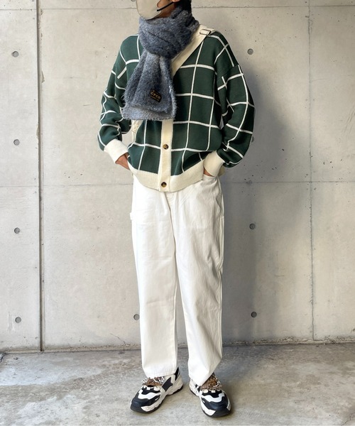 CPCM（シーピーシーエム）の「アソートチェック柄カーディガン（カーディガン/ボレロ・メンズ・グリーン/イエロー/アイボリー/サックスブルー・LARGE/MEDIUM）」の21枚目の写真