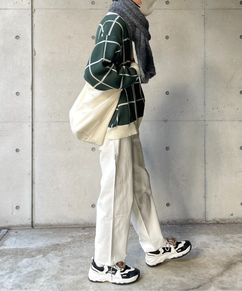 CPCM（シーピーシーエム）の「アソートチェック柄カーディガン（カーディガン/ボレロ・メンズ・グリーン/イエロー/アイボリー/サックスブルー・LARGE/MEDIUM）」の22枚目の写真