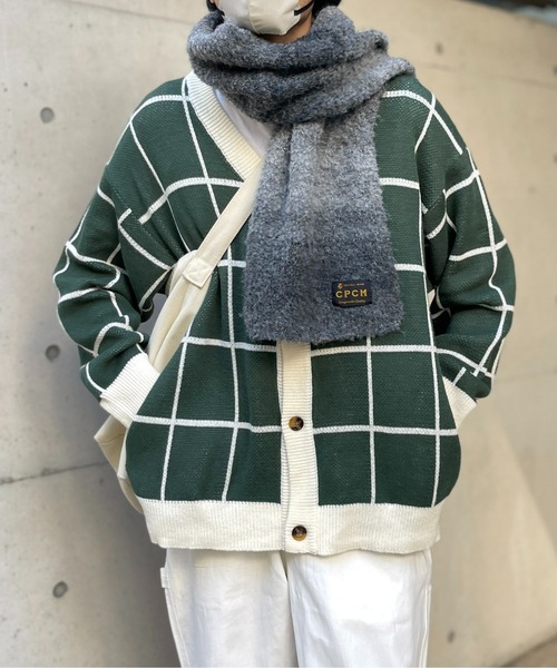 CPCM（シーピーシーエム）の「アソートチェック柄カーディガン（カーディガン/ボレロ・メンズ・グリーン/イエロー/アイボリー/サックスブルー・LARGE/MEDIUM）」の18枚目の写真