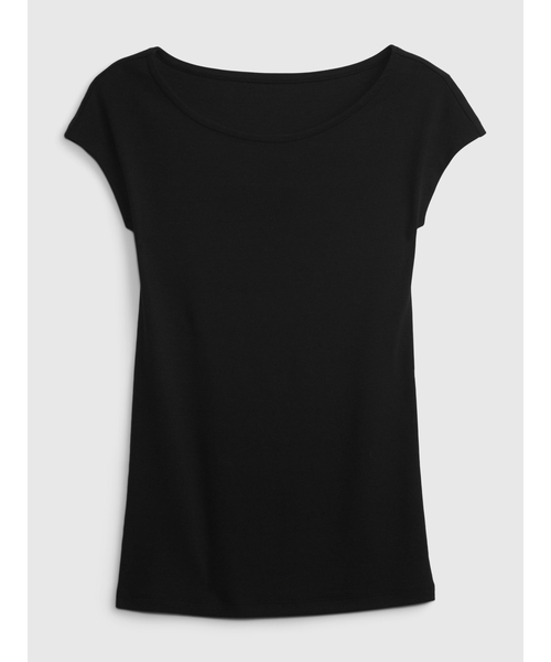 GAP(ギャップ)の「モダン キャップスリーブtシャツ(Tシャツ/カットソー・レディース・ネイビー/ブラック/ホワイト/ピンク/ブルー系その他・XL/XXS/L/XS/M/S)」の20枚目の写真
