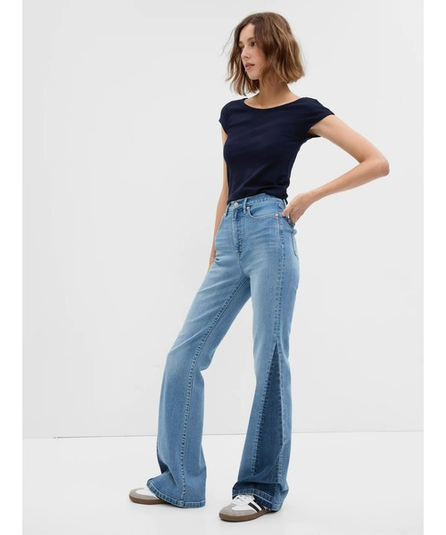 GAP(ギャップ)の「モダン キャップスリーブtシャツ(Tシャツ/カットソー・レディース・ネイビー/ブラック/ホワイト/ピンク/ブルー系その他・XL/XXS/L/XS/M/S)」の7枚目の写真