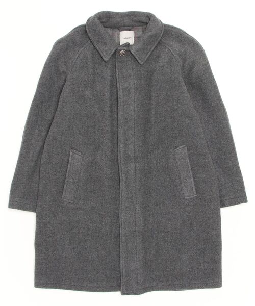 rehacer（レアセル）の「【 WEB限定 】 rehacer : Wool Check Bonding Coat / ウールチェック ボンディング コート（チェスターコート・メンズ・ブラック/グレー・SMALL/X-LARGE/LARGE/MEDIUM）」の11枚目の写真